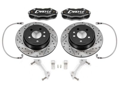 BMR DBK112 Brake Kit, 15" Conversion, Black Calipers, Redeye, Black, 2006-2023 Challenger & Charger / BMR DBK112 15" Big Brake Kit