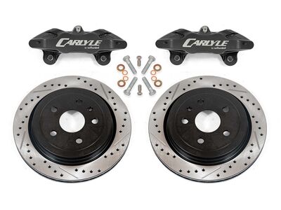 BMR DBK352 Brake Kit, 15" Conversion, Drilled+Slotted, Black, 10-24 Camaro, 2008-2019 CTS-V, G8 & SS / BMR DBK352 15" Big Brake Kit
