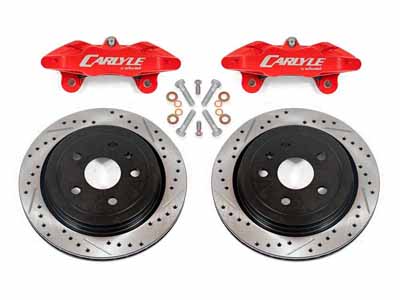 BMR DBK353R Brake Kit, 15" Conversion, Drilled+Slotted, Red, 10-24 Camaro, 2008-2019 CTS-V, G8 & SS / BMR DBK353R 15" Big Brake Kit