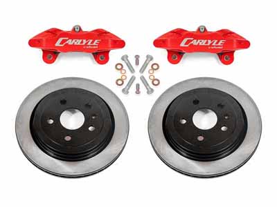 BMR DBK571R Brake Kit For 15" Conversion, Solid Rotors, Red for 2014-2019 Corvette C7 & Z06 / BMR DBK571R 15" Big Brake Kit