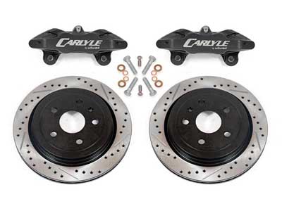 BMR DBK572 Brake Kit For 15" Conversion, Drilled And Slotted Rotors, Black for 2014-2019 Corvette / BMR DBK572 15" Big Brake Kit