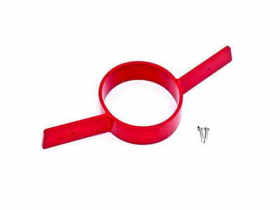 BMR DSL007R Driveshaft Safety Loop, Red for 1968-1972 A-Body / BMR DSL007R Driveshaft Safety Loop