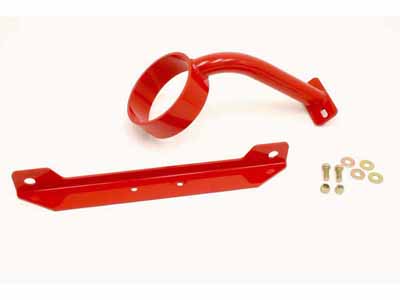 BMR DSL010R Driveshaft Safety Loop, Front, Red for 2005-2010 Mustang / BMR DSL010R Driveshaft Safety Loop