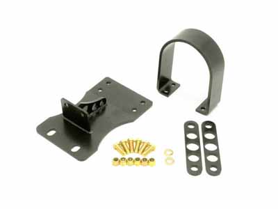 BMR DSL014H Driveshaft Safety Loop, Front, V8 Manual, V6 Auto, Black Hammertone for 2010-2015 Camaro / BMR DSL014H Driveshaft Safety Loop