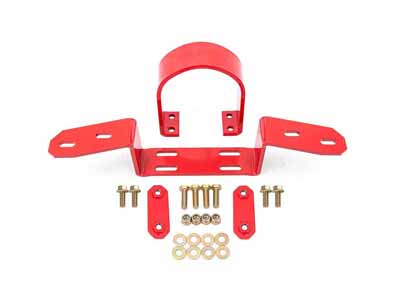 BMR DSL410R Driveshaft Safety Loop, Front, Red for 1964-1972 A-Body / BMR DSL410R Driveshaft Safety Loop