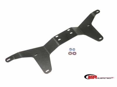 BMR DTB002H Driveshaft Tunnel Brace, Rear, Black Hammertone for 2005-2014 Mustang / BMR DTB002H Driveshaft Tunnel Brace