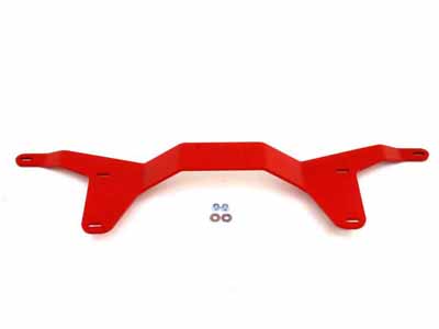 BMR DTB002R Driveshaft Tunnel Brace, Rear, Red for 2005-2014 Mustang / BMR DTB002R Driveshaft Tunnel Brace