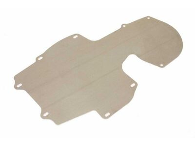 BMR FP002 A/C Delete Panel, Aluminum, Bare W/ BMR Logo for 1970-1981 F-Body / BMR FP002 A/C Delete Panel