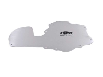 BMR FP004 A/C Delete Panel, Aluminum, Bare W/ BMR Logo for 1968-1972 A-Body / BMR FP004 A/C Delete Panel