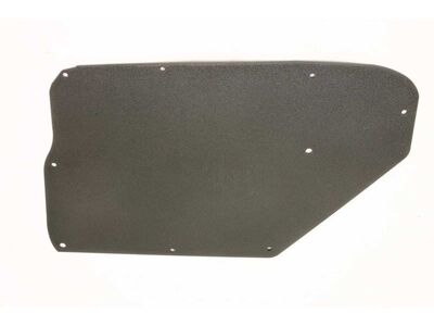 BMR FP006H A/C Delete Panel, Aluminum, Black Hammertone for 1964-1967 A-Body / BMR FP006H A/C Delete Panel