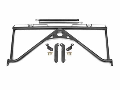 BMR HB360H Harness Bar, Black Hammertone for 2016-2024 Camaro / BMR HB360H Harness Bar
