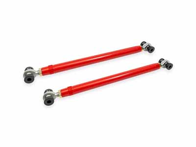 BMR LCA1864R Lower Control Arms, DOM, Double Adjustable With Rod Ends, Red for 2021-2026 Bronco / BMR LCA1864R Adjustable Lower Control Arms