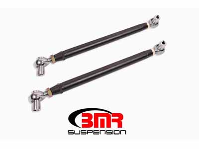 BMR LCA344H Lower Control Arms, DOM, Double Adj With Rod Ends, Black Hammertone for 1982-2002 F-Body / BMR LCA344H Adjustable Lower Control Arms