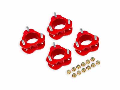 BMR LLK1861R Lift Kit 2", Front And Rear, Red for 2021-2026 Bronco / BMR LLK1861R 2" Lift Kit
