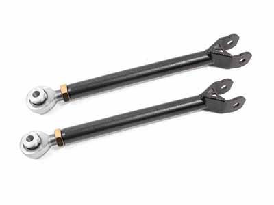 BMR LTA111H Lower Trailing Arms, Single Adj With Rod Ends, Black for 2006-2023 Challenger & Charger / BMR LTA111H Adjustable Lower Trailing Arms