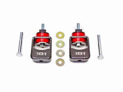 BMR MM004H Motor Mount Kit, Polyurethane Bushings, Black Hammertone for 2010-2015 Camaro / BMR MM004H Motor Mount Kit