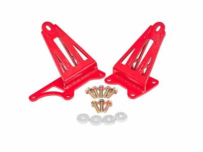 BMR MM008R Motor Mount Brackets, Red for 2005-2026 Mustang S197 S550 S650 / BMR MM008R Motor Mount Brackets