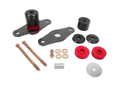 BMR MM110 Motor Mount Kit, Polyurethane Bushings, Black Anodized for 2011-2023 Challenger & Charger / BMR MM110 Motor Mount Kit