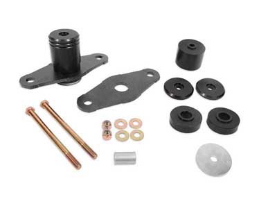 BMR MM111 Motor Mount Kit, Solid Bushings, Black Anodized for 2011-2023 Challenger & Charger / BMR MM111 Motor Mount Kit
