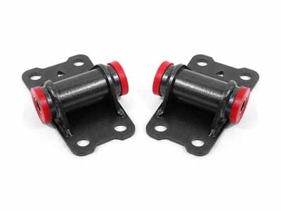BMR MM332H Motor Mount Kit, Lower, Poly, Black Hammertone for 1982-1992 F-Body / BMR MM332H Motor Mount Kit