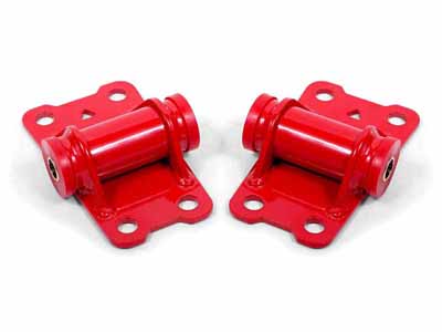 BMR MM332R Motor Mount Kit, Lower, Poly, Red for 1982-1992 F-Body / BMR MM332R Motor Mount Kit