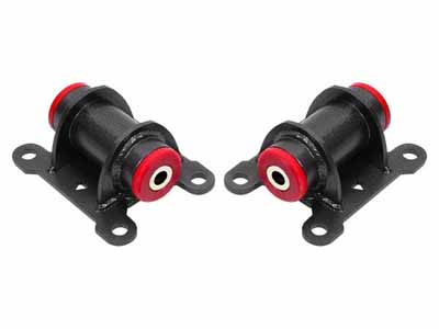 BMR MM340H Motor Mount Kit, Engine Side, Poly Bushings, Steel, LS Only, Black for 1998-2002 F-Body / BMR MM340H Motor Mount Kit