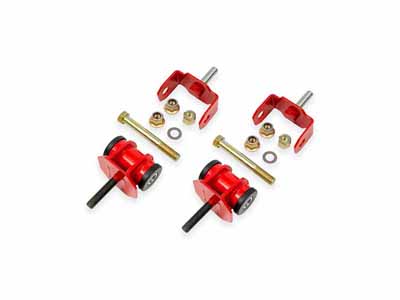 BMR MM551R Motor Mount Kit, Solid Aluminum, Red for 1997-2013 Corvette C5-C6 / BMR MM551R Motor Mount Kit