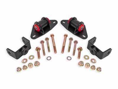 BMR MM570H Motor Mount Kit, Polyurethane, Black Hammertone for 2014-2019 Corvette C7 & Z06 / BMR MM570H Motor Mount Kit