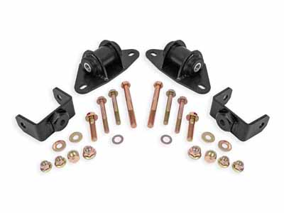 BMR MM571H Motor Mount Kit, Solid Delrin, Black Hammertone for 2014-2019 Corvette C7 & Z06 / BMR MM571H Motor Mount Kit