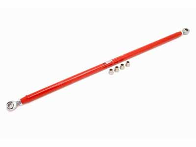 BMR MPHR003R Panhard Rod, Chrome Moly, Double Adjustable With Rod Ends, Red for 1982-2002 F-Body / BMR MPHR003R Adjustable Panhard Rod
