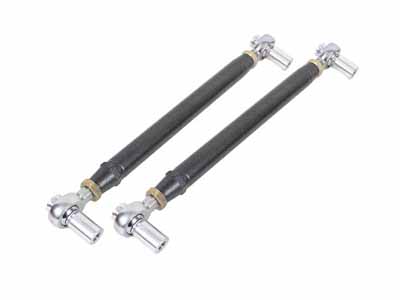 BMR MTCA052H Lower Control Arms, Chrome-moly, Dbl Adj, Rod Ends, Offset , Black, 1979-1998 Mustang / BMR MTCA052H Adjustable Lower Control Arms