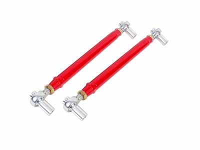 BMR MTCA056R Lower Control Arms, Chrome-moly, Dbl Adj, Rod Ends, Offset , Red for 1999-2004 Mustang / BMR MTCA056R Adjustable Lower Control Arms