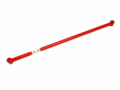 BMR PHR002R Panhard Rod, DOM, On-car Adjustable With Polyurethane Bushings, Red for 1982-2002 F-Body / BMR PHR002R Adjustable Panhard Rod