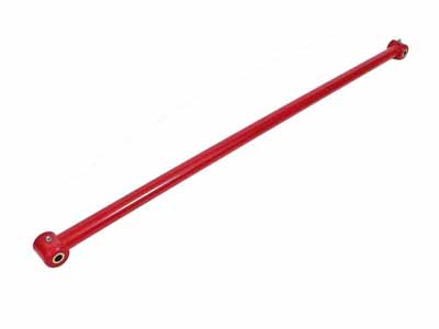 BMR PHR005R Panhard Rod, DOM, Non-Adjustable With Polyurethane Bushings, Red for 2005-2014 Mustang / BMR PHR005R Non-Adjustable Panhard Rod