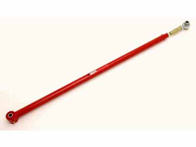 BMR PHR010R Panhard Rod, DOM, On-car Adj, Poly Bushing/Rod End Combo, Red for 1982-2002 F-Body / BMR PHR010R Adjustable Panhard Rod