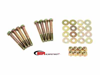 BMR RH002 Control Arm Hardware Kit, Rear Upper And Lower, Zinc Plated for 1964-1972 A-Body / BMR RH002 Control Arm Hardware Kit