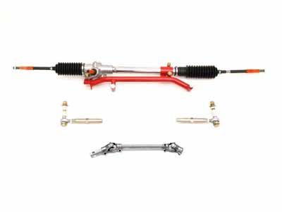 BMR RK002R Manual Steering Conversion Kit, Use With Stock K-member Only, Red for 1993-2002 F-Body / BMR RK002R Manual Steering Bracket