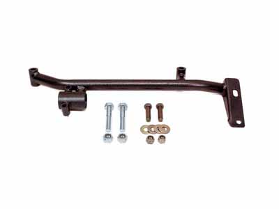 BMR RK003H Manual Steering Bracket For Use With Stock K-Member, Black for 1993-2002 F-Body / BMR RK003H Manual Steering Bracket