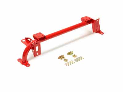 BMR RS003R Radiator Support With Sway Bar Mount, Red for 2005-2014 Mustang / BMR RS003R Radiator Support