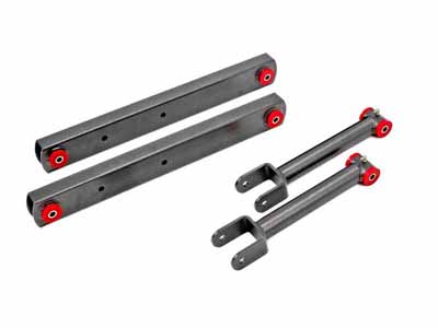 BMR RSK002H Rear Suspension Kit, Non-Adj, (BCA005, UTCA010), Black Hammertone for 1964-1967 A-Body / BMR RSK002H Non-Adjustable Rear Suspension Kit