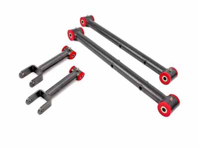 BMR RSK011H Rear Suspension Kit, Non-Adj, (TCA034, UTCA004), Black Hammertone for 1968-1972 A-Body / BMR RSK011H Non-Adjustable Rear Suspension Kit