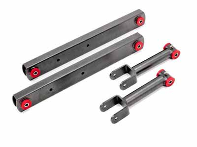 BMR RSK012H Rear Suspension Kit, Non-Adj, (BCA005, UTCA004), Black Hammertone for 1968-1972 A-Body / BMR RSK012H Non-Adjustable Rear Suspension Kit