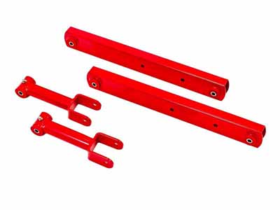 BMR RSK012R Rear Suspension Kit, Non-Adjustable, (BCA005, UTCA004), Red for 1968-1972 A-Body / BMR RSK012R Non-Adjustable Rear Suspension Kit