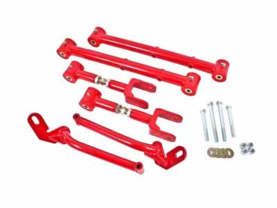 BMR RSK028R Rear Suspension Kit, Adjustable, (TCA039, UTCA055, RB003), Red for 1978-1987 G-Body / BMR RSK028R Adjustable Rear Suspension Kit