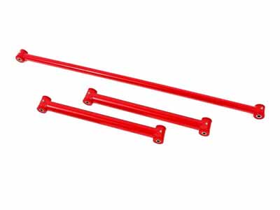 BMR RSK031R Rear Suspension Kit, Non-Adjustable With Poly (TCA001, PHR001), Red for 1982-2002 F-Body / BMR RSK031R Non-Adjustable Rear Suspension Kit