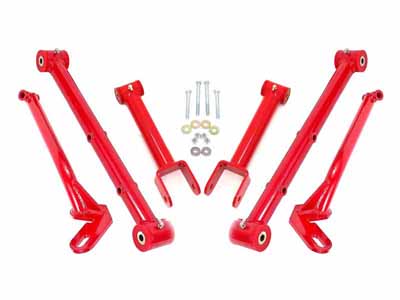 BMR RSK466R Rear Suspension Kit, Non-Adjustable, (TCA039, UTCA006, RB003), Red for 1978-1987 G-Body / BMR RSK466R Non-Adjustable Rear Suspension Kit