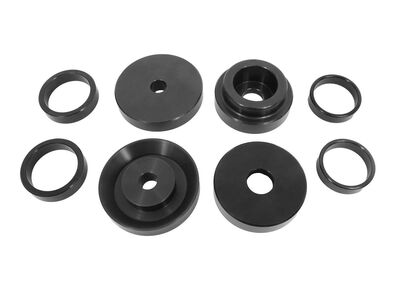 BMR SCB110 Bushing Kit, Rear Cradle Lockout, Black Anodized for 2006-2023 Challenger & Charger / BMR SCB110 Rear Cradle Bushing Kit