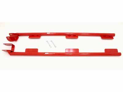 BMR SFC003R Subframe Connectors, Weld-On, Tubular, LS1, Convertible, Red for 1998-2002 F-Body / BMR SFC003R Weld-On Subframe Connectors