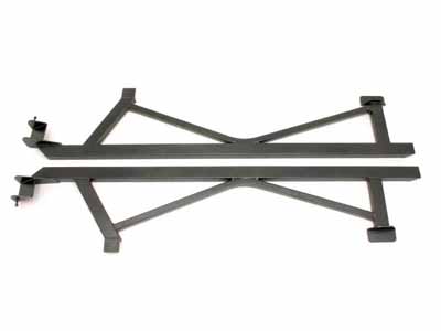 BMR SFC011H Subframe Connectors, Weld-On, Boxed, Black Hammertone for 2005-2014 Mustang / BMR SFC011H Weld-On Subframe Connectors