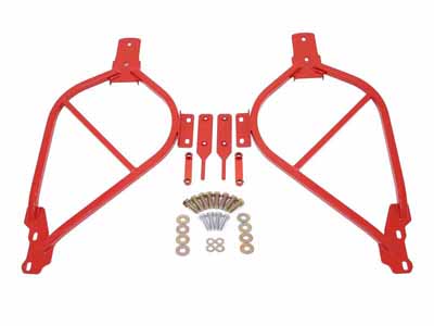 BMR SFC013R Subframe Connectors, Bolt-on, Red for 2008-2009 Pontiac G8, 2014-2017 Chevy SS / BMR SFC013R Bolt-On Subframe Connectors